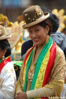 Bolivian Indian dancer