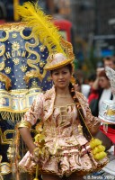Bolivian Indian dancer