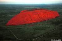 Uluru or The Ayers Rock is an famous landmark and an aboriginal sacred place