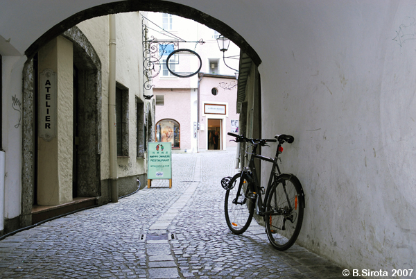 Bicycle - common transport in Austria