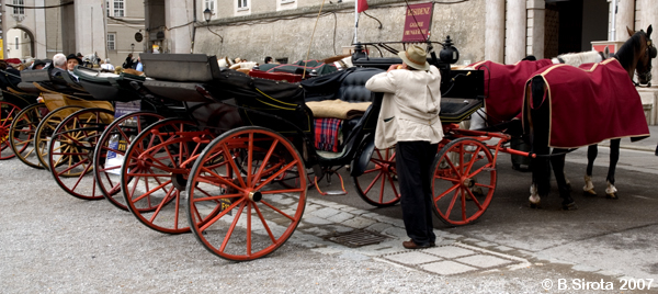 Popular way for tourists to get around Salzburg