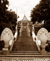 Entry To Temple in Phnom Penh