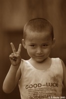 China minority poor kid