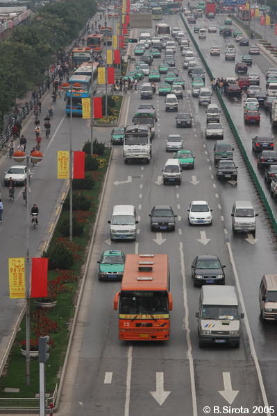 Busy streets of Xian