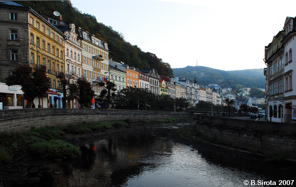 Karlovy Vary, Karlsbad, main street