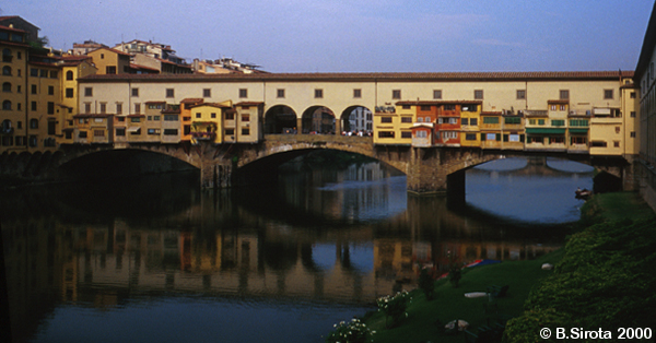 Ponte Vecchio bridge in Florence