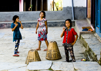 Little Girls in Bandipur