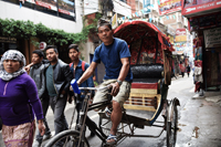 Rickshaw in Thamel