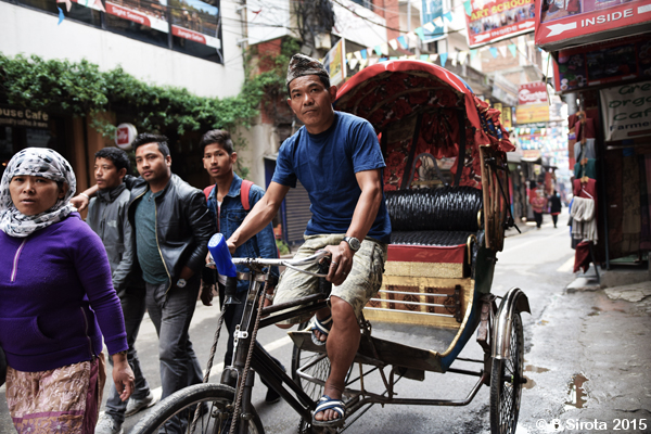 Rickshaw in Thamel