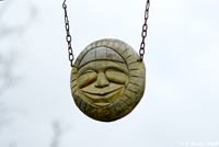 Totem in Even village. Even people came to Kamchatka around 150 years ago.