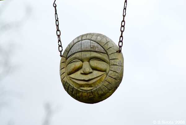 Totem in Even village. Even people came to Kamchatka around 150 years ago.