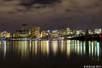 Boston at night