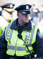 During St Patrick's parade in Boston